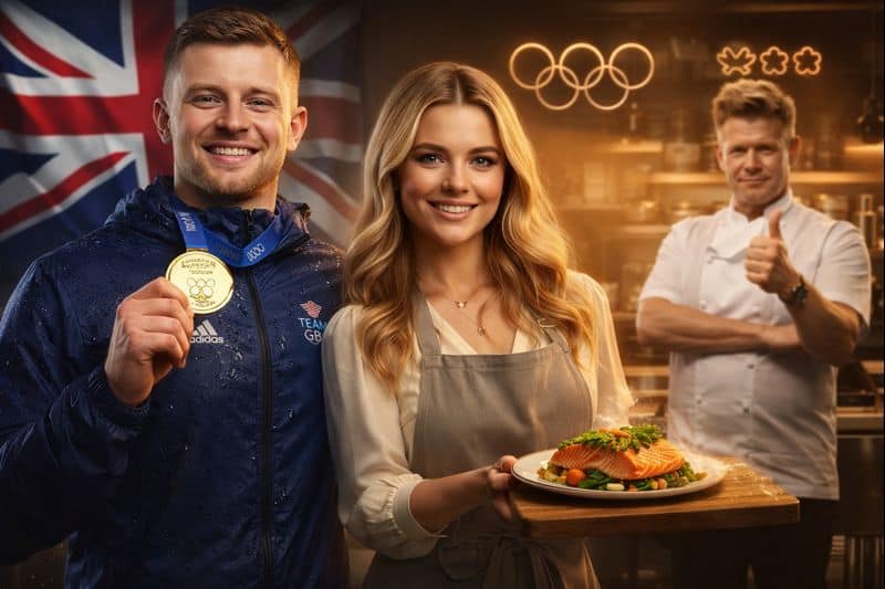 Adam Peaty and Holly Ramsay with Gordon Ramsay approval - Olympic swimmer and chef's daughter romance